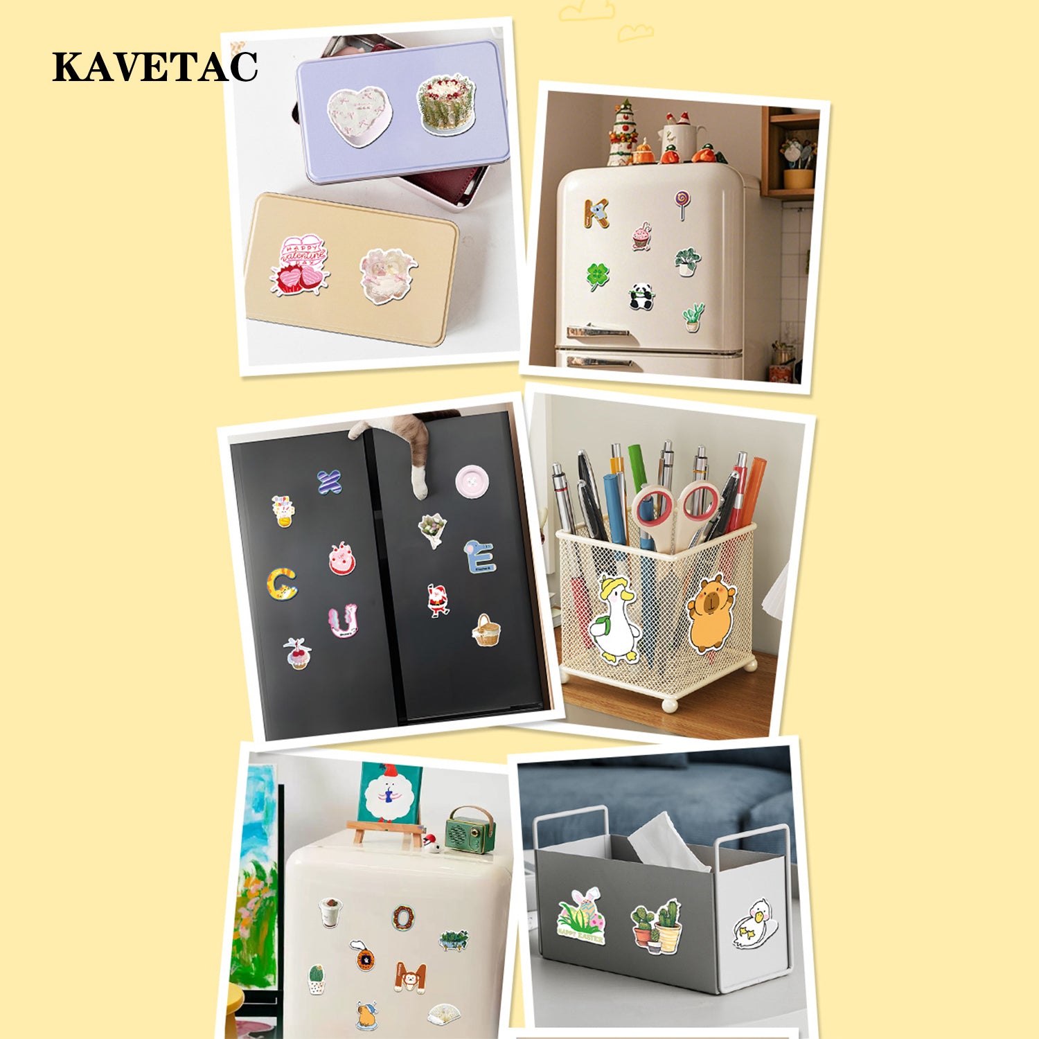 KAVETAC Ballet Magnets 20 Pack, Soft Magnetic Fridge Magnets, Ballerina Style Decorative Magnetic Stickers for Refrigerator, Car, Locker and Whiteboard