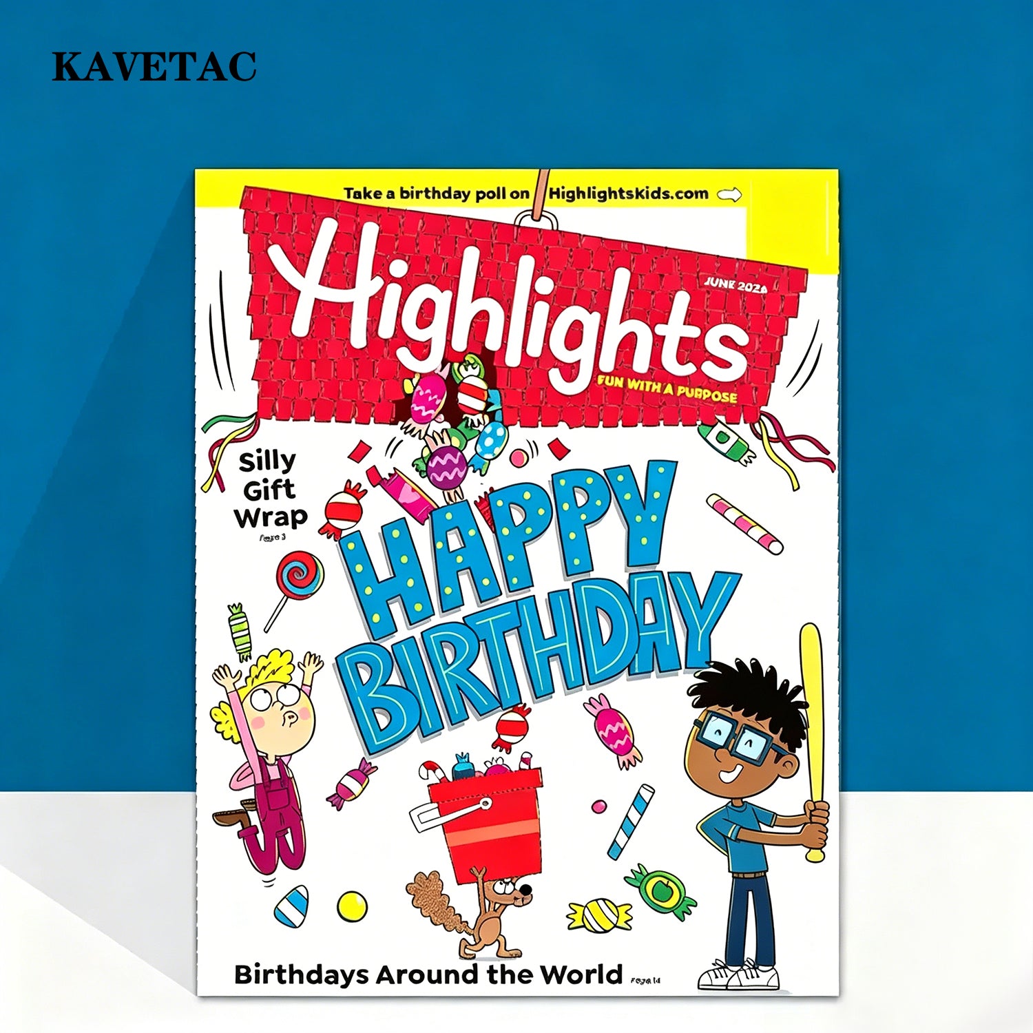 KAVETAC Kids Educational Magazine, Highlights Monthly with Science, History & Stories