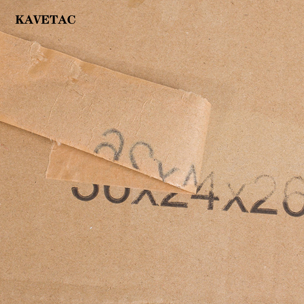 KAVETAC Kraft Paper Tape, Matte Brown Writable Packing Tape, Strong Adhesive Carton Sealing Tape for Shipping Boxes, Moving and Packaging