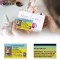 KAVETAC Easter Bunny ID Pass Cards, 50 Pack Novelty Easter Greeting Cards for Kids, Funny Bunny Pass Cards for Party Favors, Classroom Exchange, Egg Hunt Gifts and Holiday Blessings