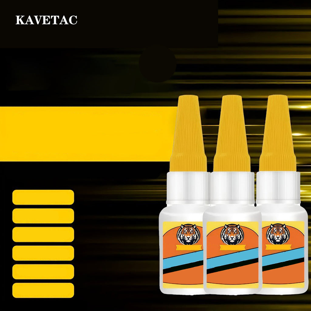 KAVETAC 4 Pack Super Glue, 10 Seconds Quick Bonding Instant Adhesive, Clear Fast Drying Multipurpose Glue for Office, Home, Craft, DIY and Repair Projects