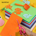 KAVETAC 250gsm Thick A4 Construction Paper, 24 Colors 120 Sheets for Crafts & Art