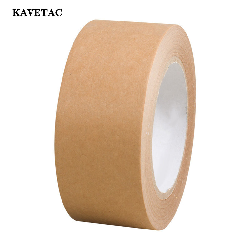 KAVETAC Kraft Paper Tape, Matte Brown Writable Packing Tape, Strong Adhesive Carton Sealing Tape for Shipping Boxes, Moving and Packaging