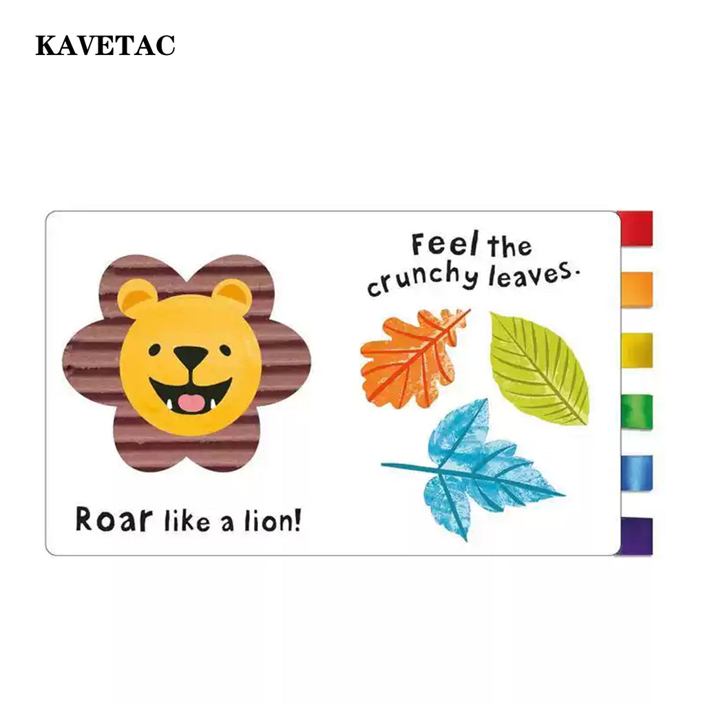 KAVETAC Baby Non-Tearable Cloth Books, Chewable & Washable for Early Learning