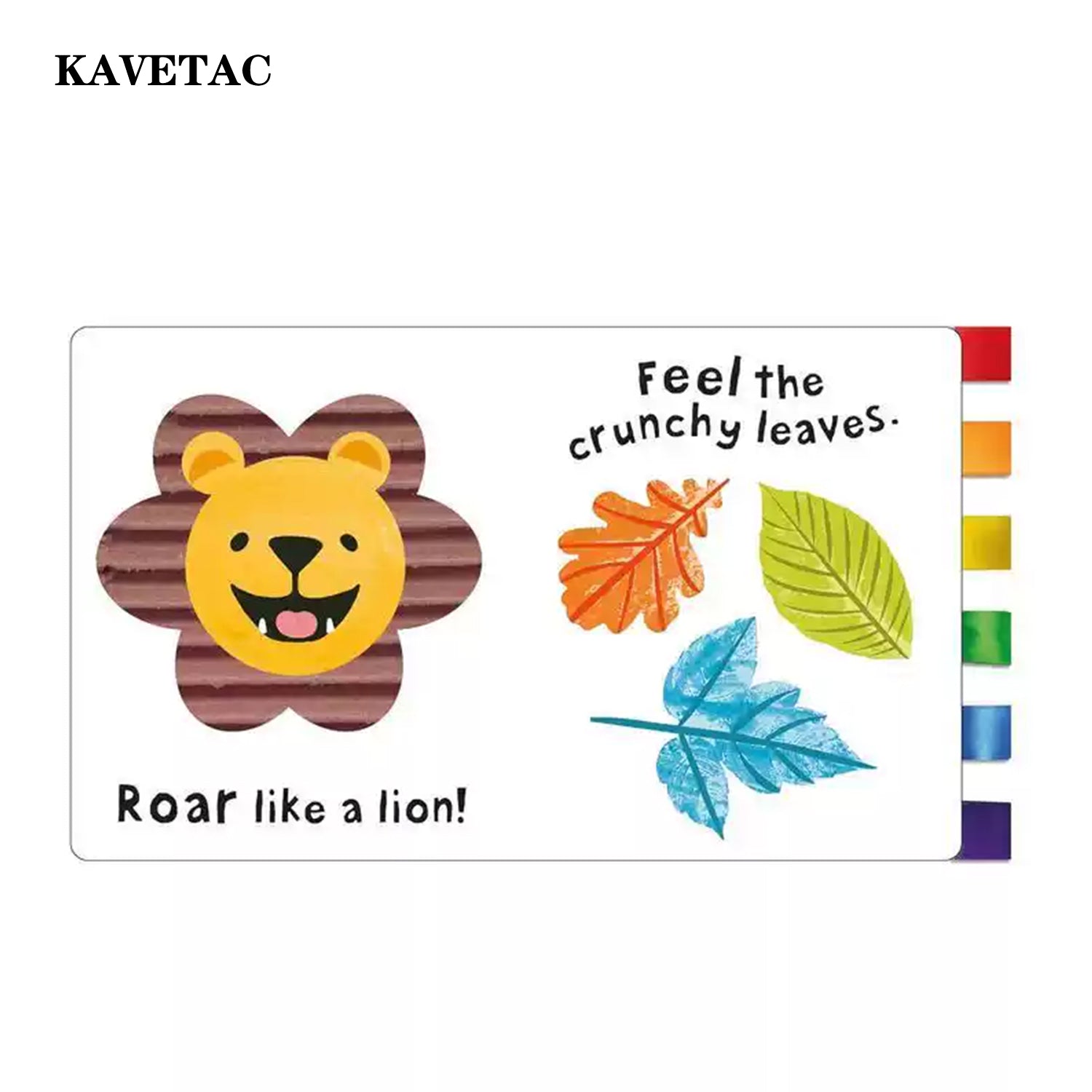 KAVETAC Baby Non-Tearable Cloth Books, Chewable & Washable for Early Learning