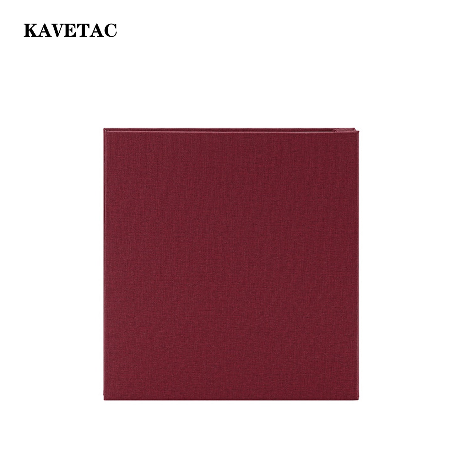 KAVETAC Burgundy Engagement Photo Album, Hardcover Scrapbook for Wedding Memories