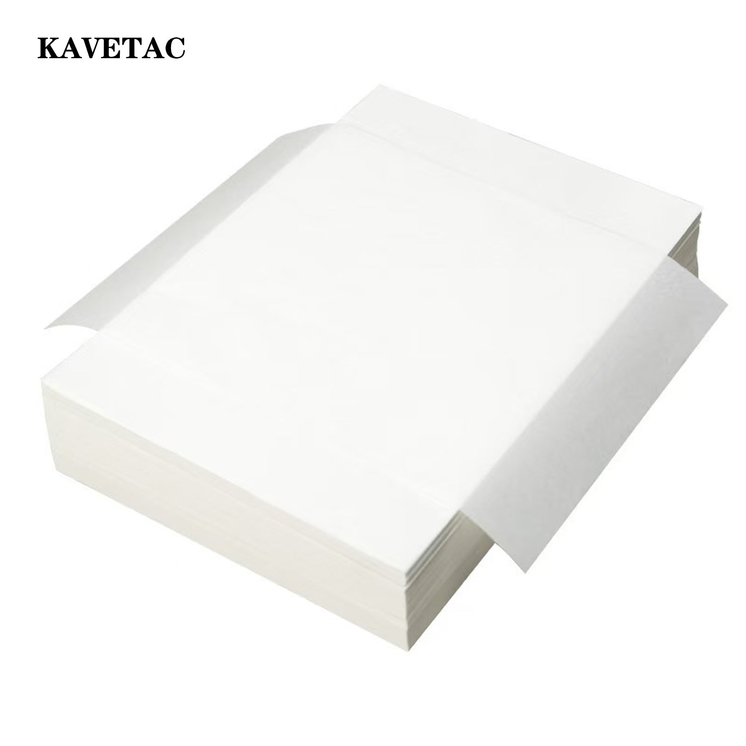 KAVETAC 100 Sheets Recycled Offset Paper, Eco-Friendly Woodfree Printing Paper for Pamphlets, Brochures, Book Inner Pages, Flyers and Office Use