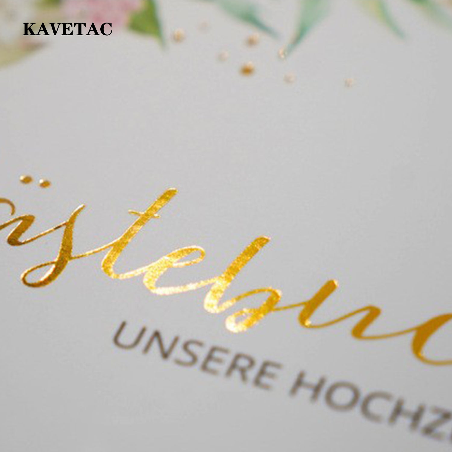 KAVETAC Wedding Guest Book, Hardcover Guest Sign-In Book for Wedding Reception, Guest Messages, Registry, Bridal Shower and Party Memories