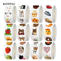 KAVETAC 500PCS Cute Sticker Roll,  Self-Adhesive Stickers for Scrapbooking, Journaling, DIY Crafts, Notebook Decoration, Gift Wrapping and Planner Supplies