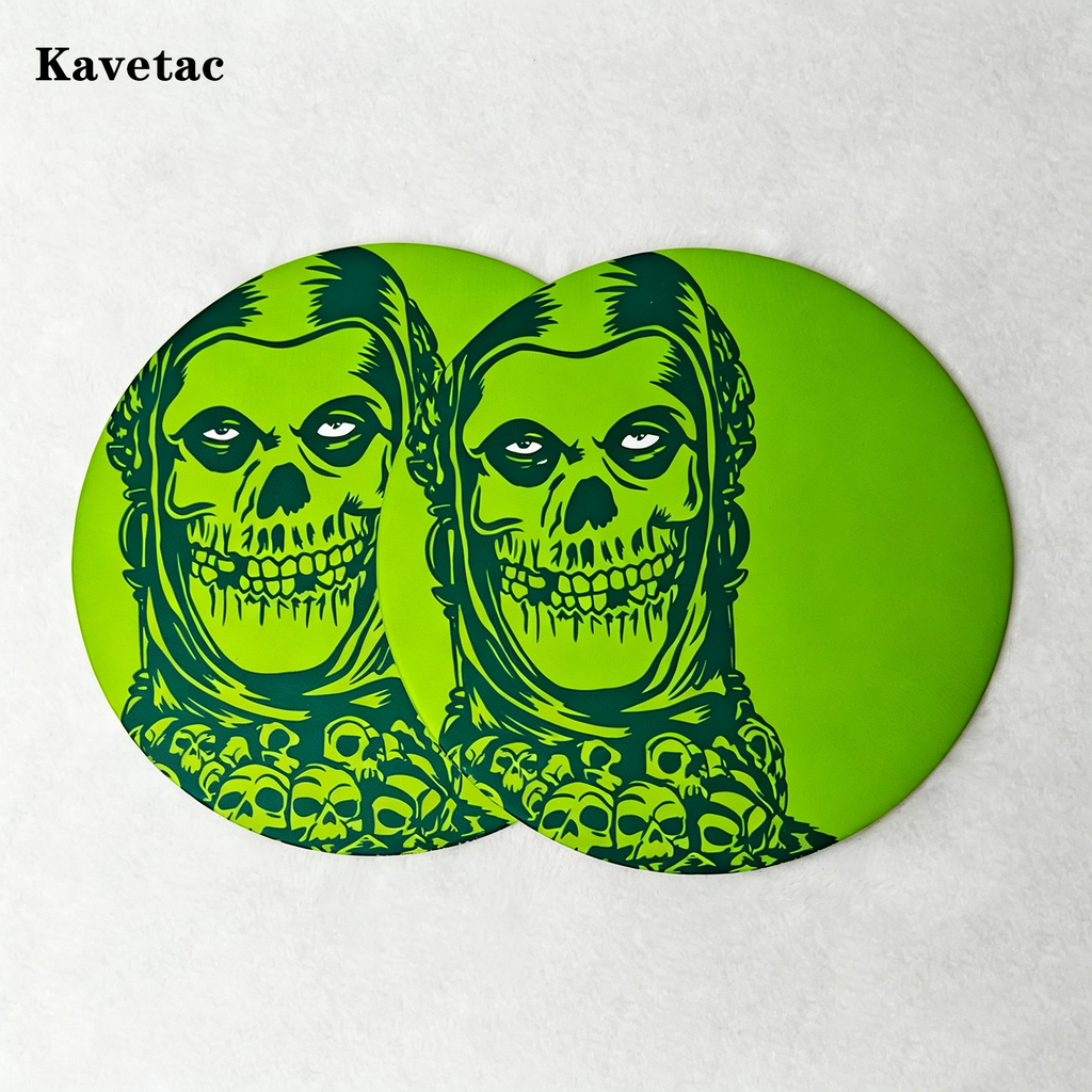 KAVETAC Paper Coasters, 100 Pack Absorbent Drink Coasters for Beer, Customizable Printed Bar Coasters