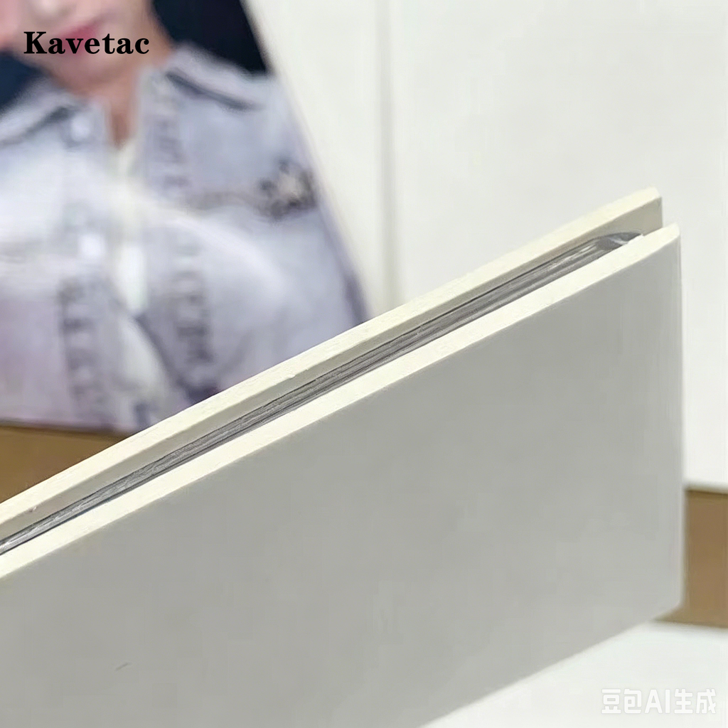KAVETAC Self-Adhesive Blank White Cardstock, 1.5mm Thick, A4 Size, 10PCS DIY Cards for Crafts & Drawing