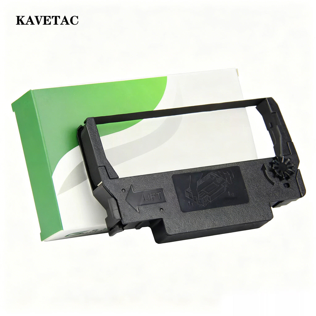 KAVETAC 24 Pack ERC38B Ribbon Cartridges, Black & Red for Epson TM-U220 Receipt Printers