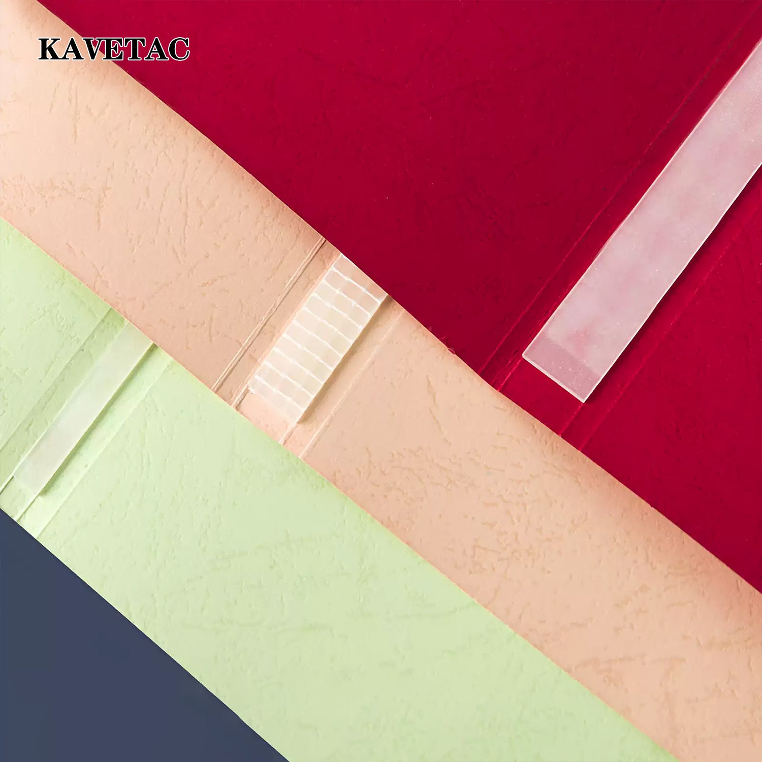 KAVETAC 100PCS High Adhesive Hot Melt Binding Strips, Multi-Size EVA Resin Glue Strips for Books & Documents