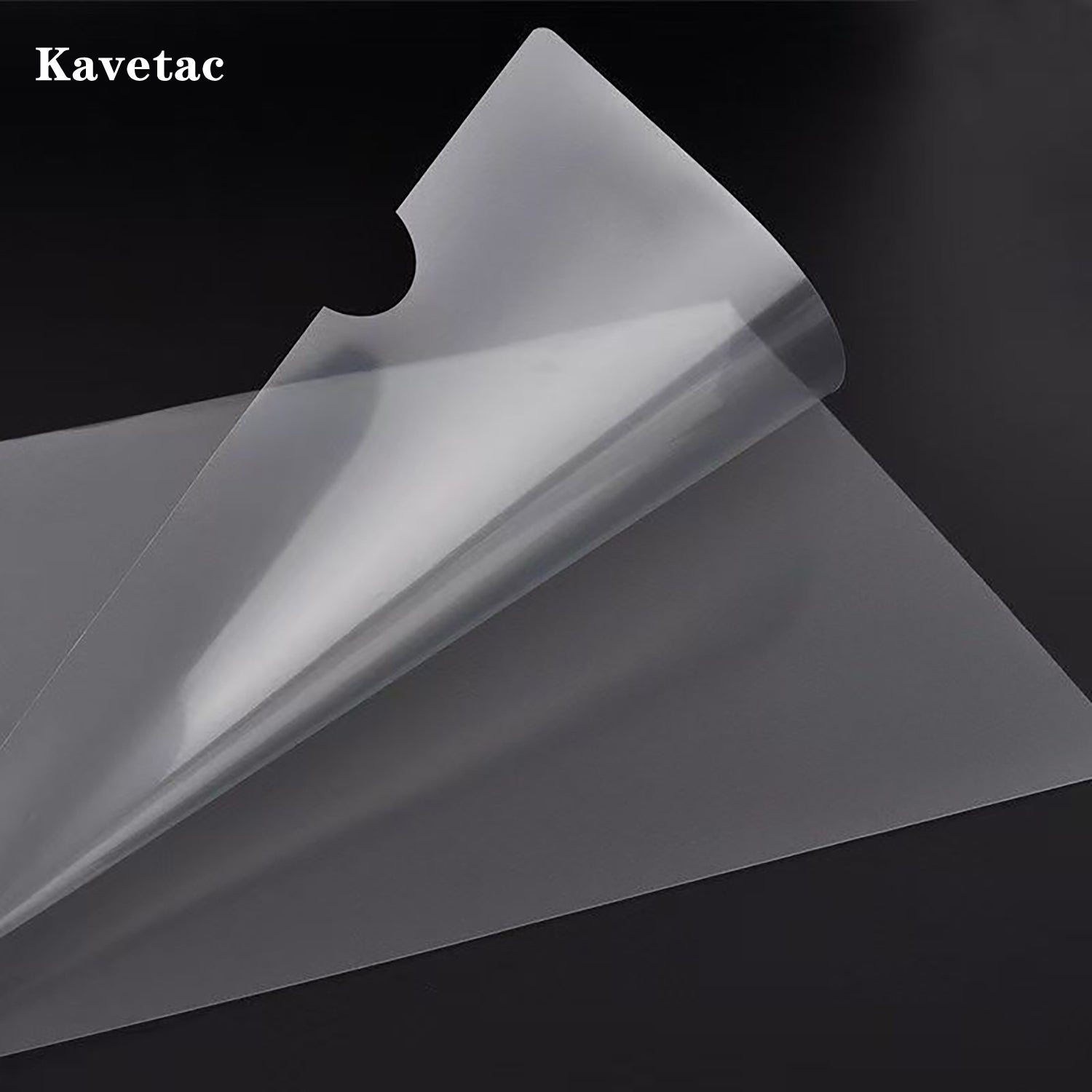 KAVETAC Document Covers, A4 Clear L-Type Plastic File Sleeves, 30 Pack Waterproof Single Sheet Protectors