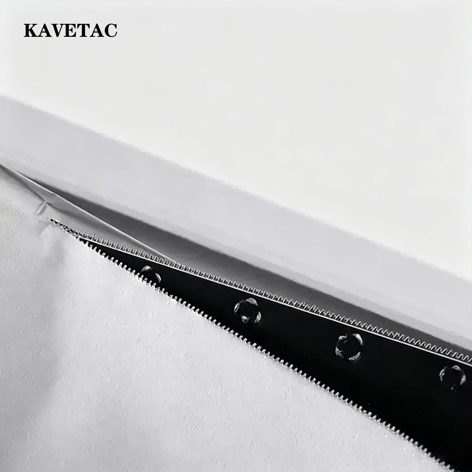 KAVETAC Boxed Aluminum Foil Paper with Built-In Serrated Cutter, Easy-Tear for Home Baking & Barbecue