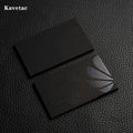 KAVETAC 100pcs Personalized Visiting Cards, Custom Black Cardstock with Embossed Detail