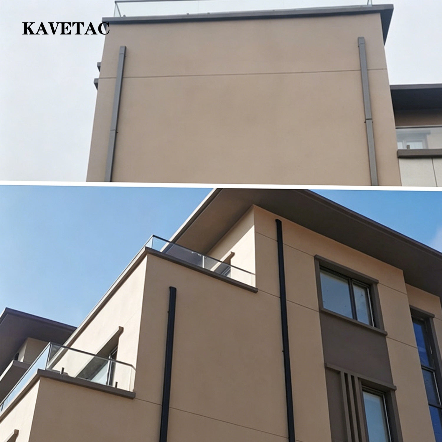KAVETAC Personalized cast metal address plate. Display your address and street name. Customized house number sign.