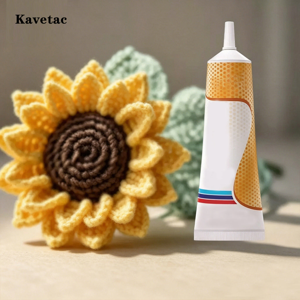 KAVETAC Clear Craft Glue for DIY Projects, Non-Toxic Adhesive Cement for Hobbyists