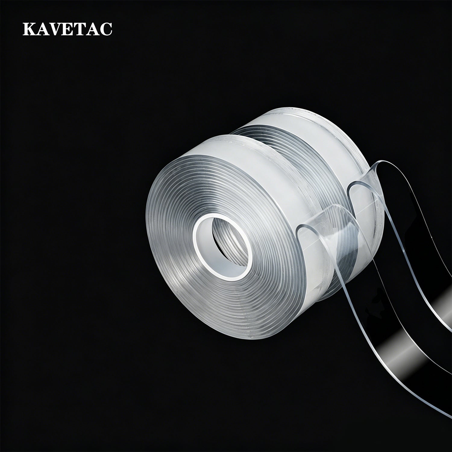 KAVETAC Strong Double Sided Tape Heavy Duty, Nano Reusable, Removable, Washable Double Stick Tape for Wall, Multipurpose Clear Adhesive High Temperature Tape 1.18" x 120"(10 Feet)