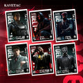 KAVETAC Delta Force Themed Collector Cards, 6PCS Polaroid-Style Character Cards with Metal Finish Printing