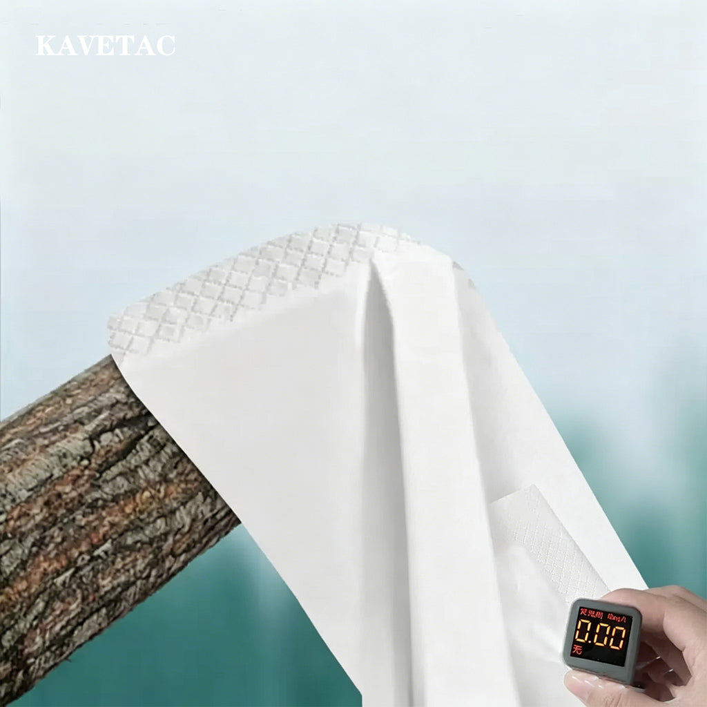 KAVETAC 100PCS 2-Ply Thick Napkins, Bleach-Free & Water-Resistant Tissue Paper for Commercial Use