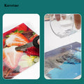 KAVETAC 60pcs Cold Lamination Film Sheets, Self-Adhesive Waterproof Protective Film for Photo