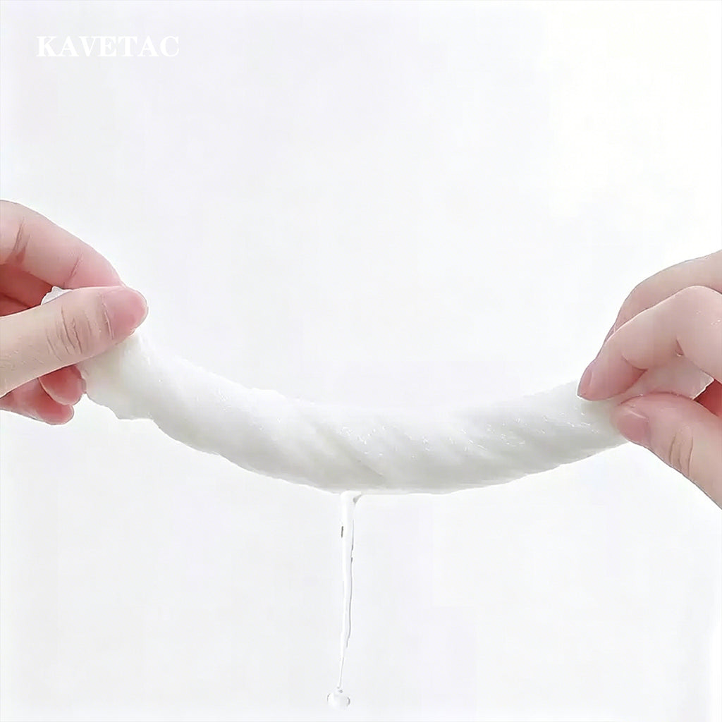 KAVETAC 100PCS 2-Ply Thick Napkins, Bleach-Free & Water-Resistant Tissue Paper for Commercial Use