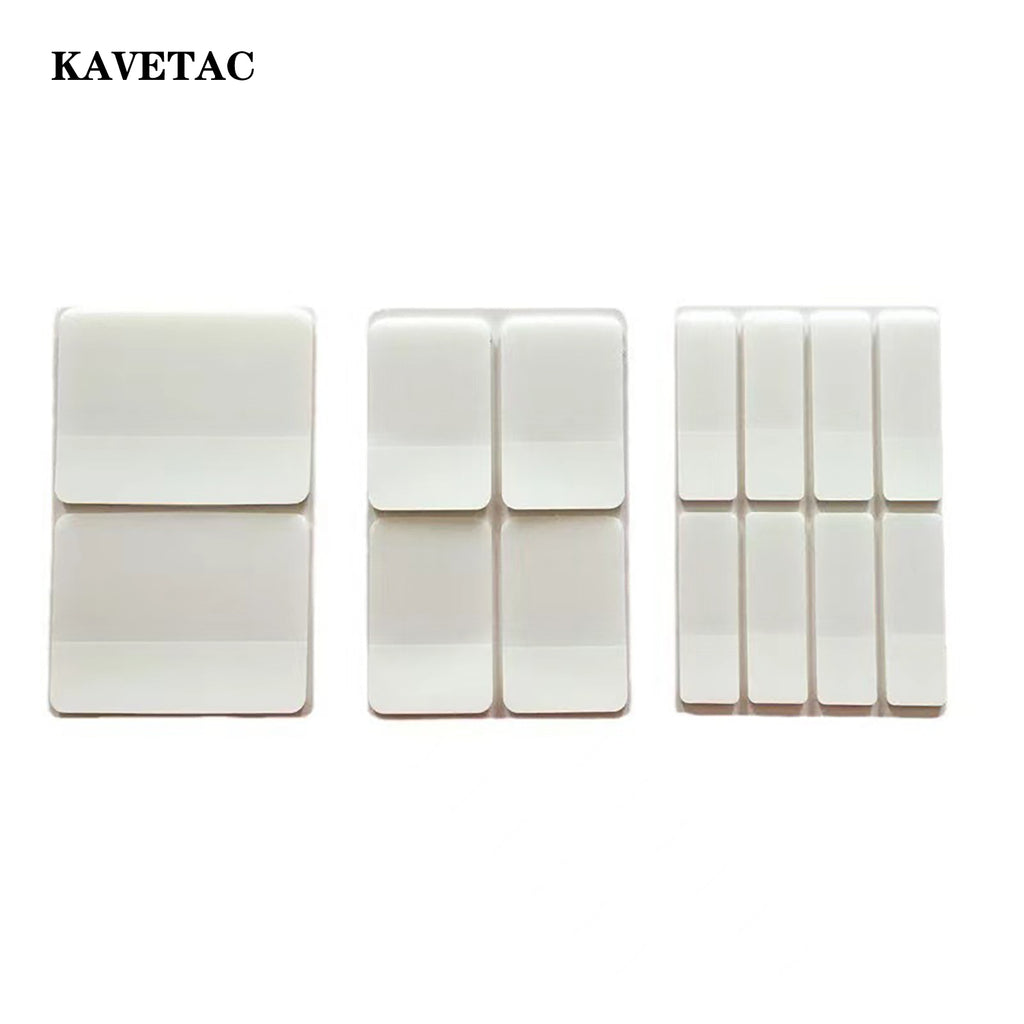 KAVETAC Transparent File Cards, Writable Self-Adhesive Index Tabs, Waterproof & Removable for Journals & Document Organization