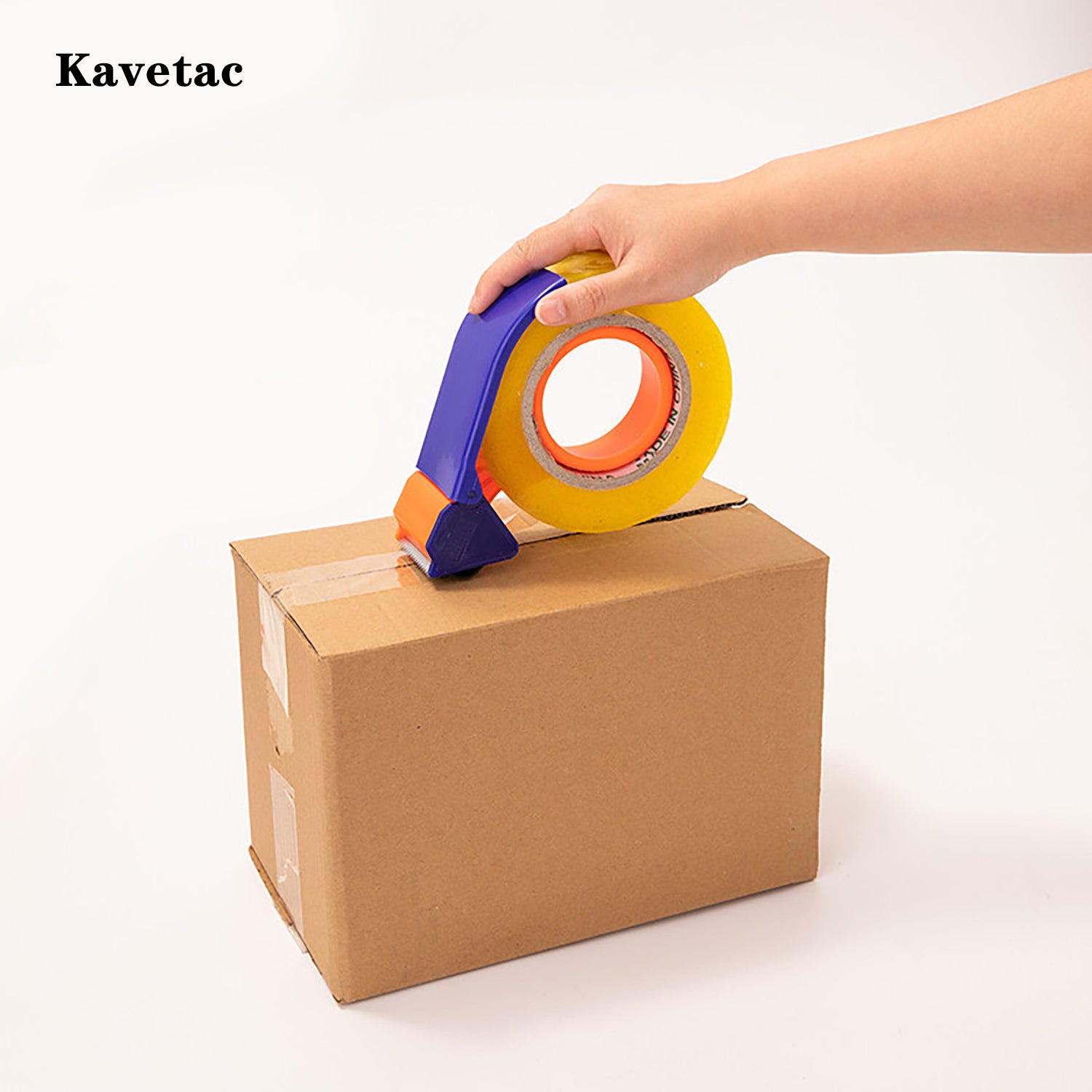 KAVETAC Heavy Duty Tape Dispenser, Ergonomic Tape Gun for Shipping Boxes & Storage