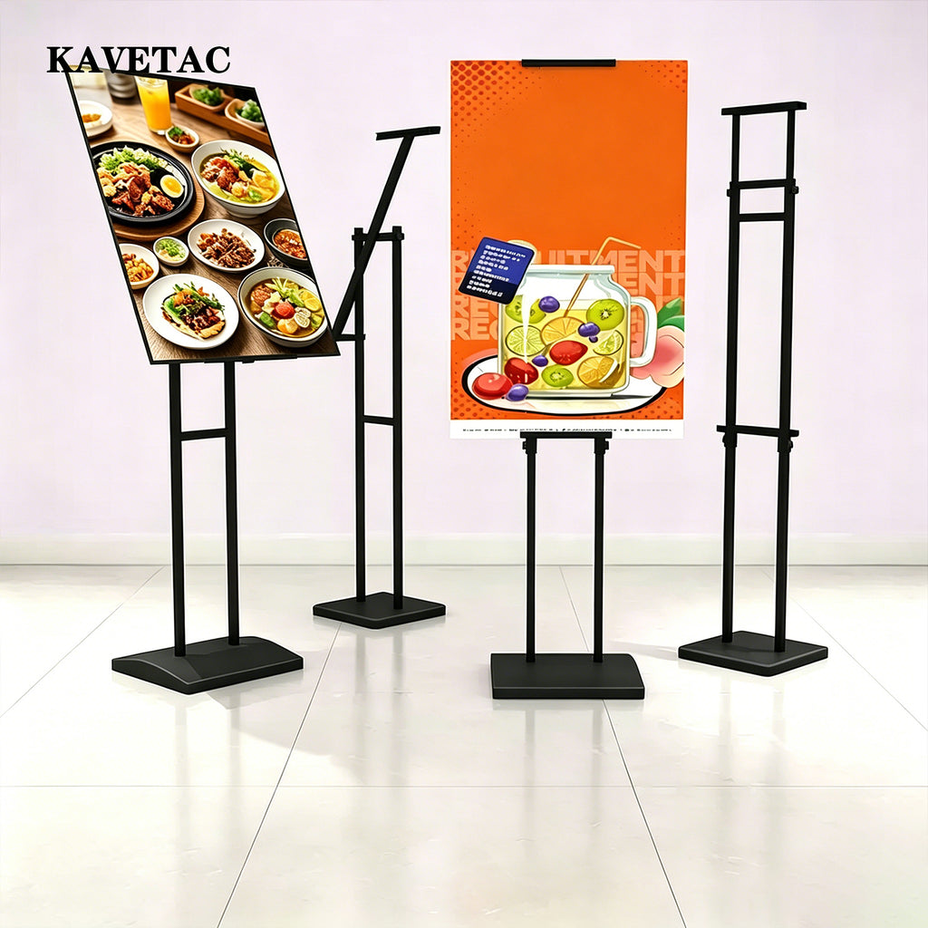KAVETAC Custom Printed Paper Advertising Boards, Customizable for Store Openings, Hiring & Menu Promotions