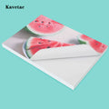 KAVETAC Glossy Adhesive Photo Paper, A4 Size, 20 Sheets, Waterproof Self-Stick Photo Paper for Inkjet Printers