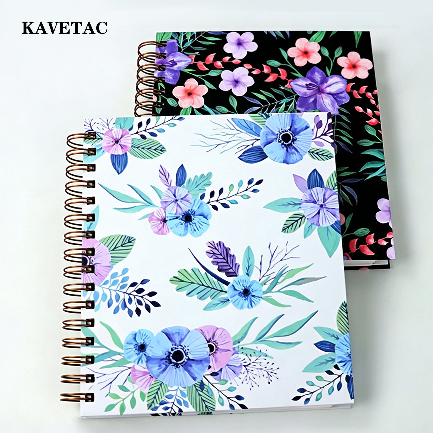 KAVETAC Wedding Planner Book - Bridal Planning Binder  - Bride Gifts - (FLORAL)