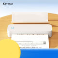 KAVETAC Portable A4 Thermal Address Printer, Wireless Bluetooth Mobile Printer