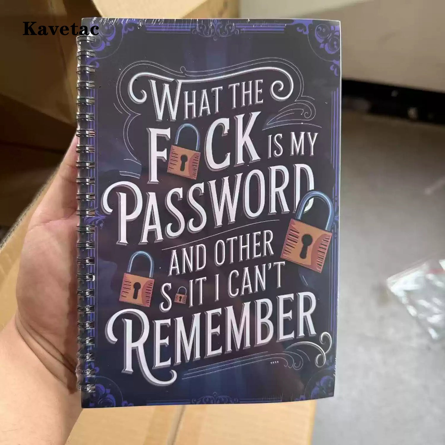 KAVETAC Password Keeper Book, Small Pocket Size Address & Contact Notebook