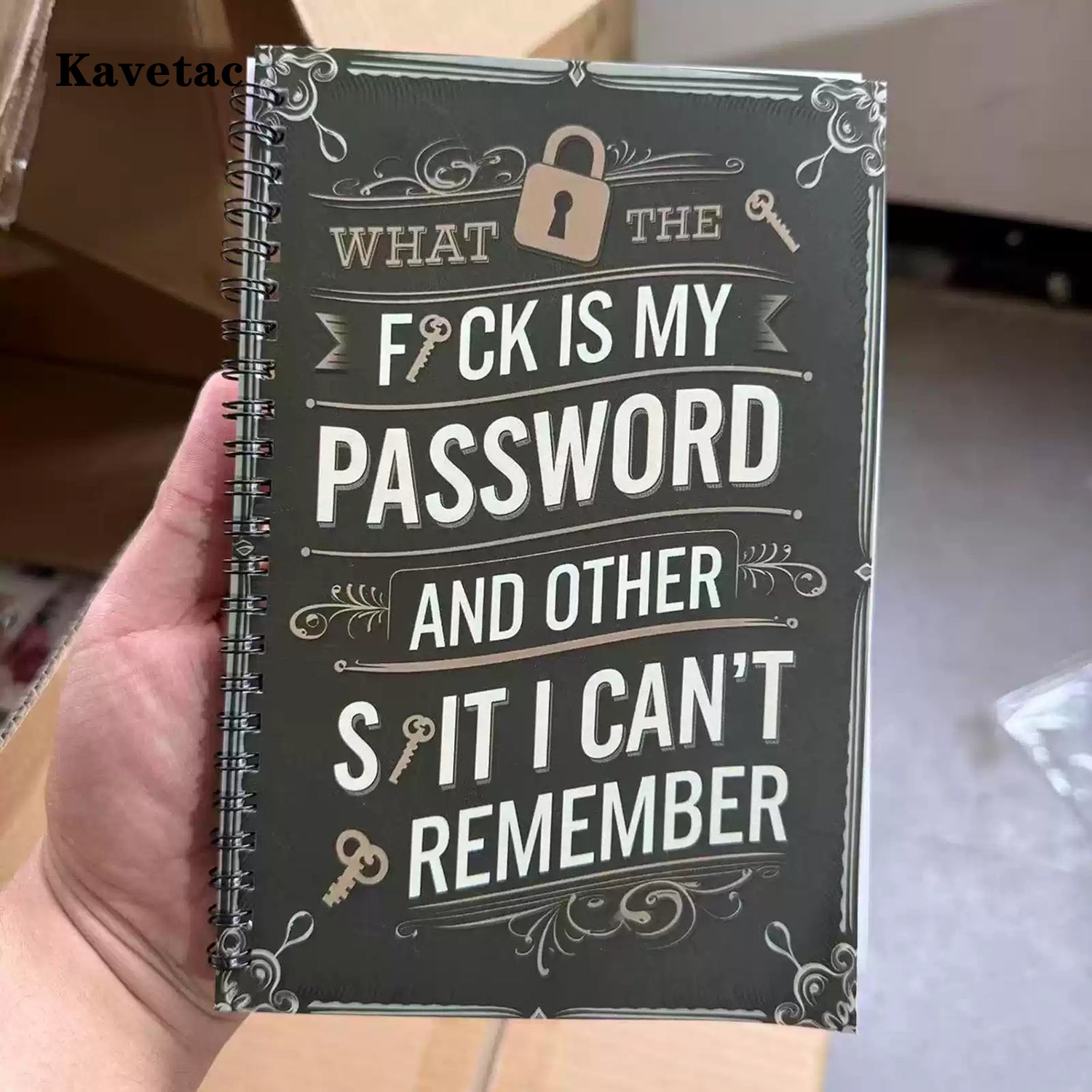 KAVETAC Password Keeper Book, Small Pocket Size Address & Contact Notebook